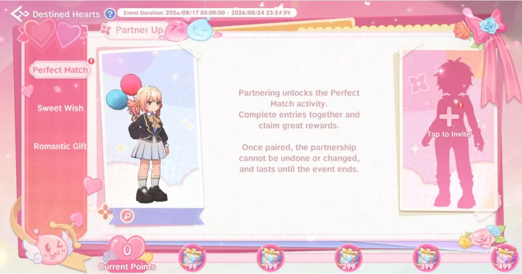 Layar event Destined Hearts di Ragnarok The New World