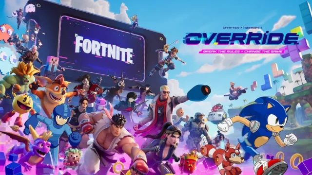 Season Override Fortnite Panggil Legenda Gaming — Sora, Mega Man, sampai Crash Bandicoot Siap Tempur!