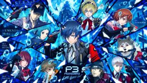 Karakter Persona 3 Reload memanggil Persona menggunakan Evoker