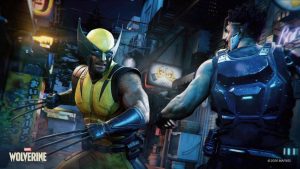 combat marvel's wolverine di gang neon tokyo